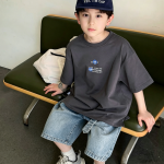 【90-160cm】半袖Tシャツ 男の子 ゆったり 軽量 シンプル - 画像 (5)