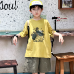 【90-160cm】半袖Tシャツ 男の子 プリント カートゥーン かわいい - 画像 (5)