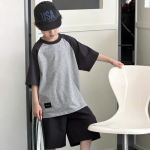 【100-170cm】半袖Ｔシャツ 男の子 ラグラン カジュアル ゆったり - 画像 (6)