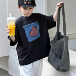 【90-160cm】半袖Ｔシャツ 男の子 プリント ストリート風 - 画像 (6)