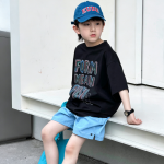 【90-160cm】半袖Tシャツ 男の子 プリント ストリート風 - 画像 (3)