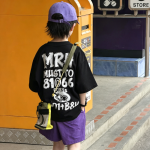 【90-160cm】半袖Tシャツ 男の子 プリント 英字 ファッション - 画像 (5)