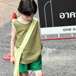 【100-170cm】半袖Ｔシャツ 男の子 ボーダー柄 カジュアル - 画像 (6)