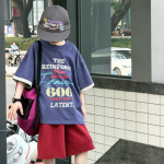 【100-170cm】半袖Ｔシャツ 男の子 英字 おしゃれ ストリート風 - 画像 (6)