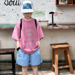 【90-160cm】半袖Tシャツ 男の子 通気性拔群 プリント カジュアル - 画像 (3)