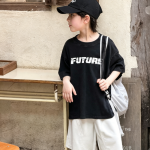 【90-160cm】半袖Tシャツ 男の子 プリント 英字 ストリート風 - 画像 (6)