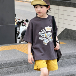 【90-160cm】半袖Tシャツ 男の子 カートゥーン プリント 韓国風 - 画像 (6)