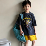【90-160cm】半袖Tシャツ 男の子 プリント カジュアル ストリート風 - 画像 (6)