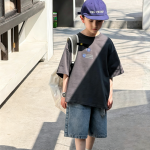【90-160cm】半袖Tシャツ 男の子 ゆったり 軽量 シンプル - 画像 (6)