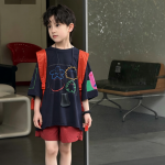【100-170cm】半袖Tシャツ 男の子 プリント 合わせやすい - 画像 (5)