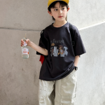 【90-160cm】半袖Tシャツ 男の子 プリント カートゥーン かわいい - 画像 (7)