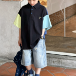 【100-170cm】パンツ 男の子 デニム ダメージジーンズ トレンド - 画像 (6)