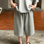 【100-170cm】パンツ 男の子 ボーダー柄 カジュアル 合わせやすい - 画像 (8)