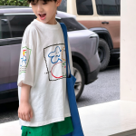 【100-170cm】半袖Tシャツ 男の子 プリント 合わせやすい - 画像 (6)