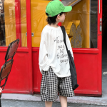 【90-160cm】長袖Tシャツ 男の子 英字 トレンド 韓国風 - 画像 (6)