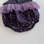 【66-90cm】ロンパースワンピース ベビー キャミ蝶結び - 画像 (11)