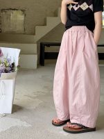 【100-170cm】パンツ 女の子 韓国風 ゆったり 通気性 合わせやすい - 画像 (8)