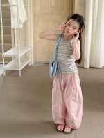 【100-170cm】パンツ 女の子 韓国風 ゆったり 通気性 合わせやすい - 画像 (9)