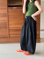 【100-170cm】パンツ 女の子 韓国風 ゆったり 通気性 合わせやすい - 画像 (11)