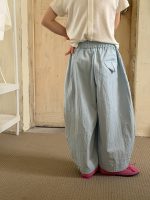 【100-170cm】パンツ 女の子 韓国風 ゆったり 通気性 合わせやすい - 画像 (15)