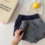 【80-130cm】ショートパンツ 女の子 英字 プリント シンプル - 画像 (13)