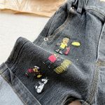【80-130cm】ショートパンツ 女の子 デニム カートゥーン カジュアル - 画像 (8)