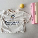 【90-160cm】半袖Tシャツ 女の子 プリント カートゥーン かわいい - 画像 (7)