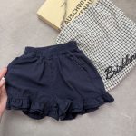 【80-130cm】ショートパンツ 女の子 フリル 無地 スウィート - 画像 (7)