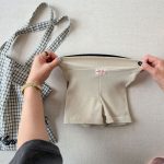 【80-130cm】ショートパンツ 女の子 ハイウエスト レギンス シンプル - 画像 (11)