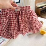 【80-130cm】キュロット 女の子 チェック柄 韓国風 おしゃれ - 画像 (7)