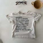 【80-130cm】半袖Ｔシャツ 女の子 英字 プリント シンプル - 画像 (7)