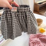 【80-130cm】キュロット 女の子 チェック柄 韓国風 おしゃれ - 画像 (8)