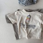 【90-160cm】半袖Tシャツ 女の子 プリント カートゥーン かわいい - 画像 (12)