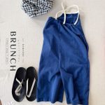 【80-130cm】パンツ 女の子 キャミソール サロペット ゆったり - 画像 (8)