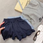 【80-130cm】ショートパンツ 女の子 フリル 無地 スウィート - 画像 (12)