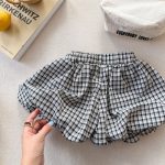 【80-130cm】キュロット 女の子 チェック柄 韓国風 おしゃれ - 画像 (10)