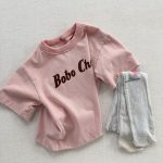 【80-130cm】半袖Ｔシャツ 女の子 プリント 合わせやすい - 画像 (7)