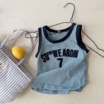 【80-130cm】ベスト 女の子 英字 カラフル ファッション - 画像 (9)