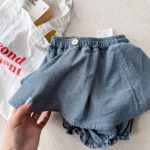 【80-130cm】ショートパンツ 女の子 レイヤード 韓国風 - 画像 (9)