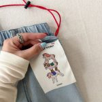 【80-130cm】パンツ 女の子 カットオフ デニム ファッション - 画像 (10)