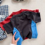 【80-130cm】セットアップ 女の子 配色 切り替え ファッション - 画像 (13)