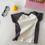 【80-130cm】半袖Ｔシャツ 女の子 ラグラン プリント トレンド - 画像 (14)