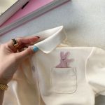 【80-130cm】半袖Tシャツ 女の子 アップリケ ポロシャツ - 画像 (10)