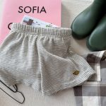 【80-130cm】ショートパンツ 女の子 ボーダー柄 ストレッチで快適 - 画像 (7)
