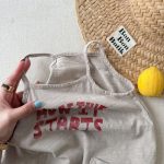 【80-130cm】パンツ 女の子 英字 オーバーオール シンプル - 画像 (11)