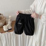 【73-100cm】パンツ ベビー 無地 刺繍 カジュアル - 画像 (8)