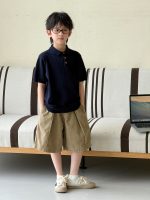 【90-160cm】半袖Tシャツ 男の子 シンプル 無地 ポロシャツ - 画像 (6)