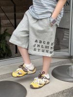 【100-160cm】ショートパンツ 男の子 英字 プリント スポーツ - 画像 (6)