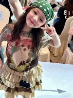 【90-150cm】トップスorスカートorセットアップ 女の子 配色 おしゃれ - 画像 (2)