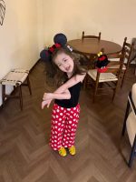 【90-140cm】ホルターネック ベストorドット柄 パンツ 女の子 ファッション - 画像 (3)